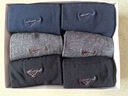 七匹狼（SEPTWOLVES）襪子男士純棉7A抗菌防臭中筒男襪100%全棉透氣吸汗休閑秋冬男襪 黑2+深灰2+藏青2【7A抗菌】 6雙 均碼 (39-44)碼 曬單實(shí)拍圖