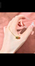 老鳳祥黃金吊墜首飾女輕奢小蠻腰轉(zhuǎn)運珠項鏈女生日紀(jì)念日禮物送女友老婆 黃金約0.2g*小蠻腰項鏈 曬單實拍圖
