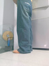 木木屋（mumuwu）女童牛仔褲2025新款童裝兒童冬季直筒冬裝加絨女孩冬款潮童裝 曬單實拍圖