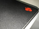 CHERRY樱桃 鼠标垫中号 办公桌垫 键盘垫 游戏鼠标垫 高密纤维顺滑鼠标垫 黑色细面 360*280*4mm 晒单实拍图