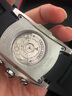 瑞夫泰格大表盤(pán)手表男機械表潮流個(gè)性防水男士手表時(shí)尚夜光男式腕表  白殼黑面【建議體重120斤以上】 曬單實(shí)拍圖