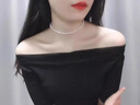 胖東來(lái)品質(zhì)淡水珍珠項鏈紹興諸暨特產(chǎn)鎖骨鏈全珠鏈正圓強光送媽媽 7-8近圓強光幾乎無(wú)瑕 43cm 曬單實(shí)拍圖