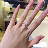 DR. DARLING鉆戒女款莫桑石鉆1克拉求婚結(jié)婚戒指生日禮物送女友老婆 鉆戒女1克拉【活口/閉口】 曬單實(shí)拍圖