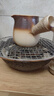 【采銷(xiāo)推薦】粗陶罐圍爐煮茶烤奶茶罐陶瓷側把煮茶壺大容量可干燒 墨宇電陶爐(黑)+月如條紋側把壺 曬單實(shí)拍圖