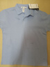 真維斯 Z純棉POLO衫短袖簡(jiǎn)約純色翻領(lǐng)輕熟商務(wù)T恤T0034 天藍 M 曬單實(shí)拍圖