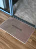 DEATKN德國亞麻編織浴室地墊防滑吸水腳墊衛生間門(mén)口墊子家用速干門(mén)墊 燕麥-BATHROOM 40×60cm 曬單實(shí)拍圖