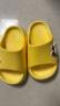 巴布豆儿童拖鞋男女童宝宝软底居家浴室夏季凉拖鞋 黄色 150码 实拍图