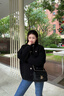 CinvaiKrose通勤包包女包2025新款斜挎包女士單肩鏈條包生日圣誕節禮物送女友 黑色Black【小號】送女友老婆走心 曬單實(shí)拍圖