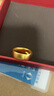 夢(mèng)金園黃金戒指 古法足金泥鰍背素圈可調節指環(huán)男女同款戒 生日禮物 約8.28g-面寬約6mm-克重多退少補 曬單實(shí)拍圖