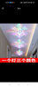 華迪諾水晶過道燈led走廊燈玄關(guān)燈入戶燈客廳筒燈吊頂射燈創(chuàng)意小吸頂燈 5瓦 彩光 14厘米-暗裝：需開孔5-10厘米 曬單實拍圖