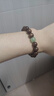 世福星金絲檀木手串盤(pán)玩男士和田玉轉運珠手鏈天然文玩佛珠金絲楠木手串 金絲檀和田玉手串-10MM(贈禮盒) 曬單實(shí)拍圖