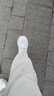 卡帝樂(lè)鱷魚(yú)（CARTELO）品牌真皮小白鞋女2025春秋季新款百搭輕便運(yùn)動(dòng)板鞋軟底休閑鞋潮 白黑 37 曬單實(shí)拍圖