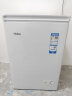 海尔（Haier）100升低霜小冰柜家用商用 冷藏柜冷冻柜两用冰柜小型租房用小冰箱小型冷柜BC/BD-100GHD 以旧换新 纯白 100L 实拍图