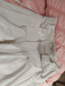 簡豐姿休閑褲寬松西裝闊腿褲春秋2024新款小個子直筒長褲顯瘦高腰白色 高腰飄帶闊腿褲【白色】 S 曬單實(shí)拍圖