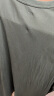 班尼路（Baleno）短袖t恤男纯色体恤情侣款上衣青年基础百搭打底衫休闲透气新疆棉 56G深墨绿 L 实拍图