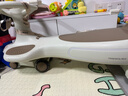 貝易（BEIE）皇室扭扭車(chē)  嬰兒童車(chē)1-3歲搖搖車(chē)防側翻音樂(lè )款寶寶禮物 卡其色 曬單實(shí)拍圖