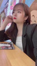 clotho Rennie品牌女裝黑色小西裝外套女2025春秋新款韓版氣質(zhì)休閑小個子西服 黑色 M 曬單實拍圖