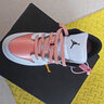 耐克（NIKE）鞋子女a(chǎn)j1板鞋新款低幫舒適防滑耐磨籃球鞋子女鞋運動(dòng)鞋休閑鞋 DM8960-801白粉黑（GS款） 37.5 曬單實(shí)拍圖