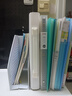 得力（deli）折疊文件框辦公室文件收納桌面文件筐資料收納文件欄書架簡易桌上資料架書立架學(xué)生用 【三聯(lián)大號】可折疊 淺灰色 曬單實(shí)拍圖