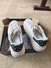德?tīng)柣荩―EERWAY）鞋子男鞋2025秋冬季板鞋男士時(shí)尚休閑鞋百搭厚底運動(dòng)鞋米白黑44 曬單實(shí)拍圖