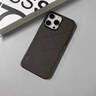 闊央蘋果皮質(zhì)手機(jī)殼星芒素皮apple iPhone16promax  iPhone15 /14 /13保護(hù)套全包超薄防摔手機(jī)殼 【摩卡棕】原機(jī)輕奢素皮 iPhone 14 曬單實(shí)拍圖