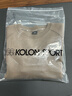 KOLON SPORT/可隆戶(hù)外休閑衣 女士防靜電梭織拼接圓領(lǐng)衛衣 LKMT5WT636-TA 灰褐 L 170/92A 曬單實(shí)拍圖