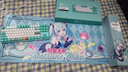 AKKO5108B初音未來(lái)聯(lián)名款三模機械鍵盤(pán) 原廠(chǎng)PBT熱升華熱插拔RGB 正版授權MIKU二次元一鍵deepseek 【鼠標墊】初音未來(lái)-綠色款-900x400mm 單鼠標/單鼠標墊 曬單實(shí)拍圖