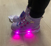Skechers斯凱奇閃燈鞋童鞋兒童靴子女冬發(fā)光鞋保暖大童鞋302668L 曬單實(shí)拍圖