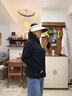 GaKior冰晶原紗薄外套防曬衣女男情侶外套防紫外線涼感透氣可拆卸耐水洗 女款寬松版【黑色】 M 曬單實拍圖