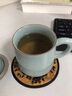 傳承令汝窯帶蓋水杯馬克杯陶瓷茶水分離泡茶杯辦公室杯子個人專用送領(lǐng)導(dǎo) 天青汝窯辦公杯【含底碟】 禮盒裝 曬單實拍圖