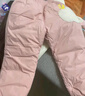 巴拉巴拉童裝兒童羽絨褲男童長褲冬季女童寶寶褲子保暖褲 粉紅60021 100cm 曬單實拍圖