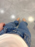 Calvin Klein【复刻90系列】Jeans24春夏新款女士休闲直筒牛仔裤J223289 1AA-牛仔浅蓝 25 晒单实拍图