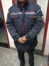 森龍致遠冬季防靜電工作服男棉服加厚棉襖加油站電工耐磨戶(hù)外冷庫防寒服 【棉衣】藏藍色(國標防靜電) M (165) 建議100-120斤穿 曬單實(shí)拍圖