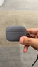 ESCASE適用airpods Pro3保護套蘋果pro三代耳機套翻毛絨防塵防指紋高級感小眾外殼男女舒適手感高級灰 曬單實拍圖