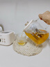Haotaitai養生壺全玻璃 辦公室家用多功能花茶壺 恒溫壺調奶器小型一人燉煮一體電熱水壺煮茶電水壺燒水壺 【米白色】智能養生壺 1.2L 曬單實(shí)拍圖