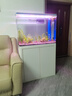森森（SUNSUN）魚缸金魚缸家用落地玻璃生態(tài)大魚缸客廳水族箱 白色 80cm長（帶柜底過濾）發(fā)物流 曬單實(shí)拍圖