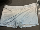 伊棠朵平角女士冰絲內(nèi)褲女四角內(nèi)褲修身簡約女生少女短褲頭安全褲女生 藍色+綠色+粉色 L 【100-120斤】 曬單實拍圖