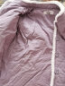 美标商场同款美标三层加厚保暖夹棉女纯棉睡衣套装秋冬中国风家居服 茄子色 XL(170/92A) 晒单实拍图