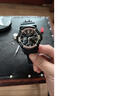 Mtin適用于卡西歐casio g-shock樹(shù)脂手表帶GA-110GB GD120GAX100硅膠表帶男女 啞光黑色銀扣 曬單實(shí)拍圖
