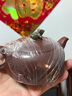 沐磁 宜興紫砂壺湯懷元純手工荷塘月色紫砂茶壺原礦朱泥紫砂茶具套裝 單壺 曬單實(shí)拍圖