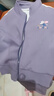迪士尼女童套裝春秋洋氣運動(dòng)服套裝時(shí)髦女孩外套褲子兔子警官 香芋紫150 曬單實(shí)拍圖