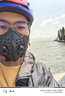 西騎者（WestBiking）自行車騎行運動口罩男女兒童通用過濾防塵防霧霾戶外運動面罩頭套 升級款灰色 曬單實拍圖