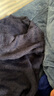 羅蒙（ROMON）仿水貂絨毛衣女秋冬新款套頭寬松慵懶外穿加厚打底針織衫軟糯上衣 深藍(lán)色 均碼 -90-140斤 曬單實(shí)拍圖