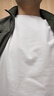 布先生明星同款長袖T恤男士小白T內(nèi)搭 長袖標準T-圓領-白色 XL(180) 曬單實拍圖