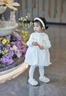 G.DUCKKIDS寶寶秋裝套裝小公主連衣裙周歲女寶禮服甜美上衣裙子秋季嬰兒衣服 白色毛衣打底衫 80 cm 曬單實(shí)拍圖