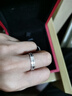 金多喜（COLDDOX）鉑金戒指白金戒指鉑金對(duì)戒Pt950男女款結(jié)婚白金情侶對(duì)戒婚戒女戒 12號(hào)愛的軌跡 重約3.3-3.4克 曬單實(shí)拍圖
