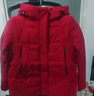CANDYPRINCE 媽媽羽絨服 老年人羽絨服女 中老年媽媽裝50-60歲洋氣冬季外套 51款/紅色 3XL / 建議-(體重121-135斤) 曬單實(shí)拍圖