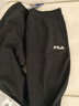 FILA 斐樂(lè )情侶款男女長(cháng)褲25秋冬季新款休閑寬松收口運動(dòng)褲子加絨保暖 正黑色-BK XL 180/88A/XL 曬單實(shí)拍圖