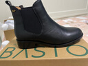 百思圖冬季新款切爾西靴時(shí)尚簡(jiǎn)約潮流通勤女顯瘦短靴C3752DD5 黑色 36 曬單實(shí)拍圖