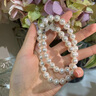 迪后（Dirholl）品牌輕奢淡水珍珠項(xiàng)鏈新款蝴蝶吊墜毛衣鏈年輕生日送老婆媽媽 淡水珍珠項(xiàng)鏈女 曬單實(shí)拍圖